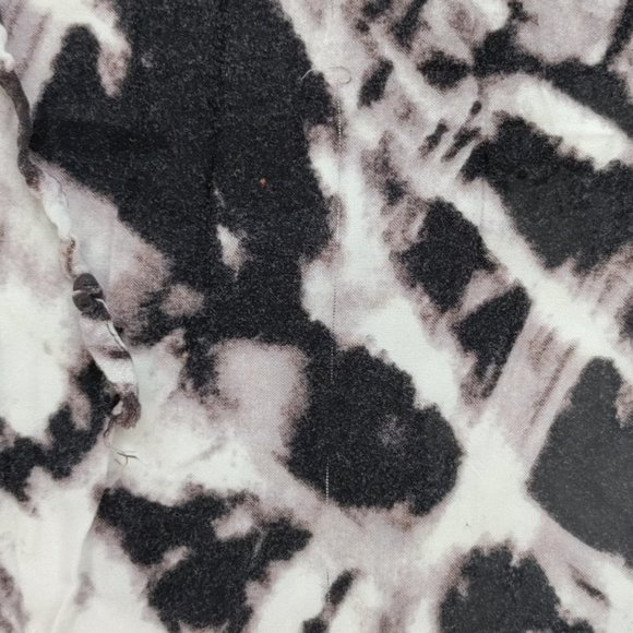 Addition Elle Women Size 18 Midi Skirt Black Geometric Rayon - Picture 4 of 6